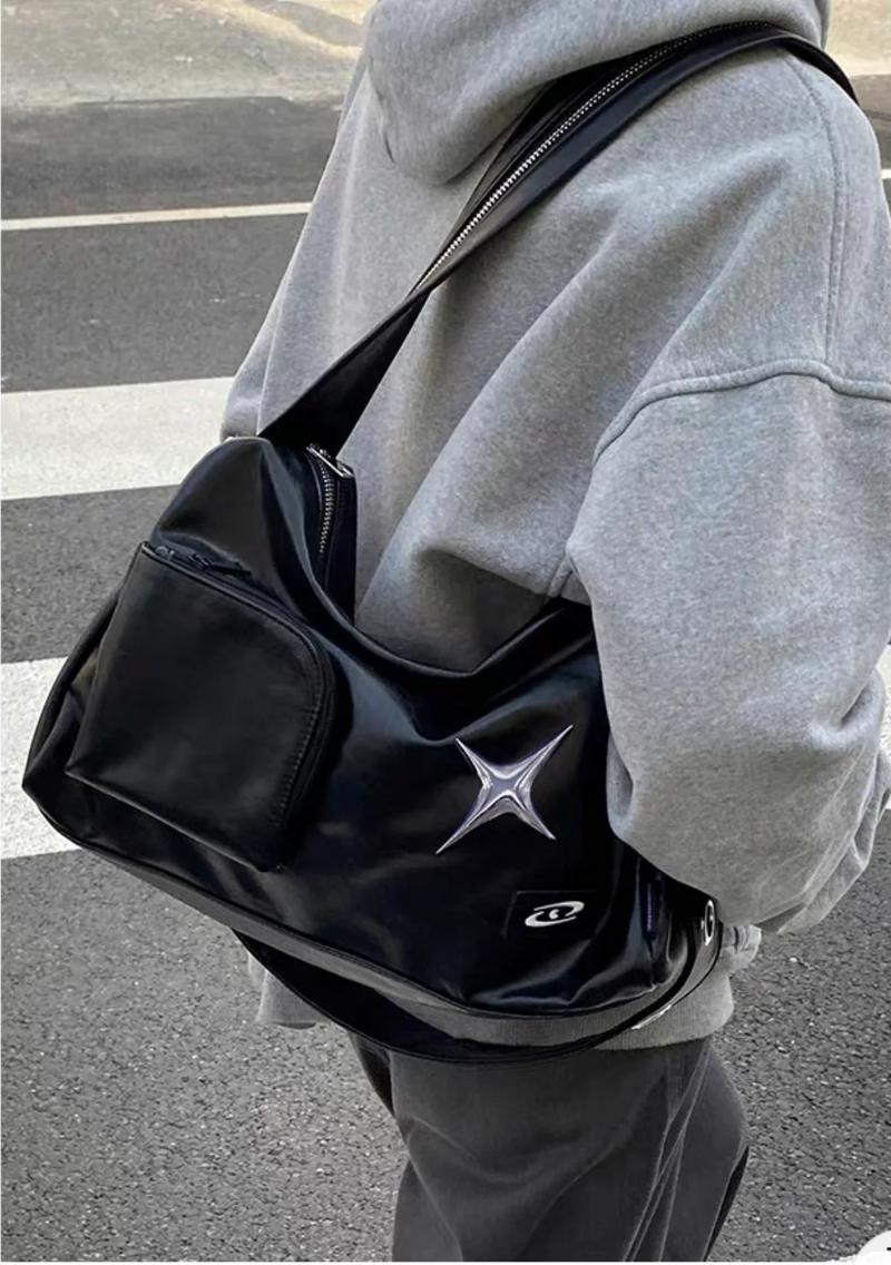LW - Y2K BLACK STAR BAG